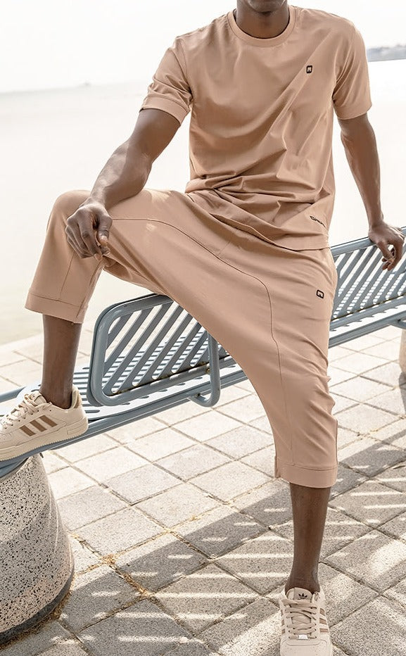 QL Relaxed Fit Nautik Set in Camel