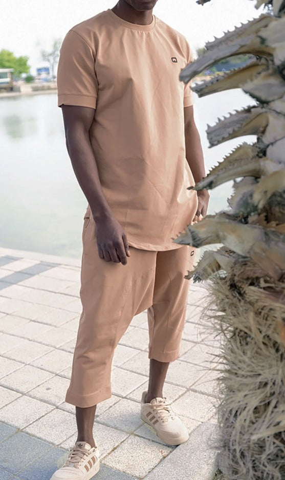 QL Relaxed Fit Nautik Set in Camel