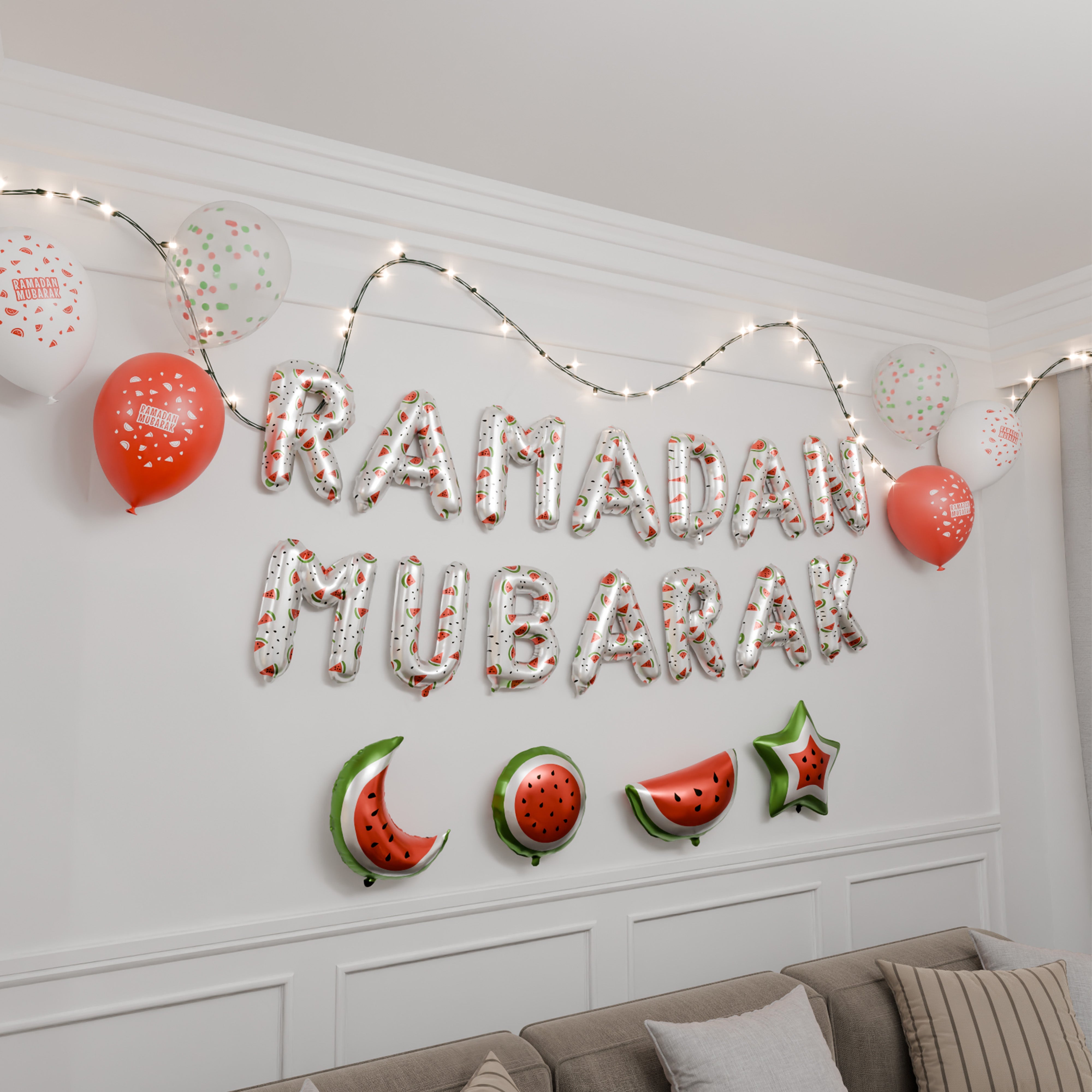 Coffret cadeau blanc Ramadan Moubarak sur le thème de la Palestine | 5 articles