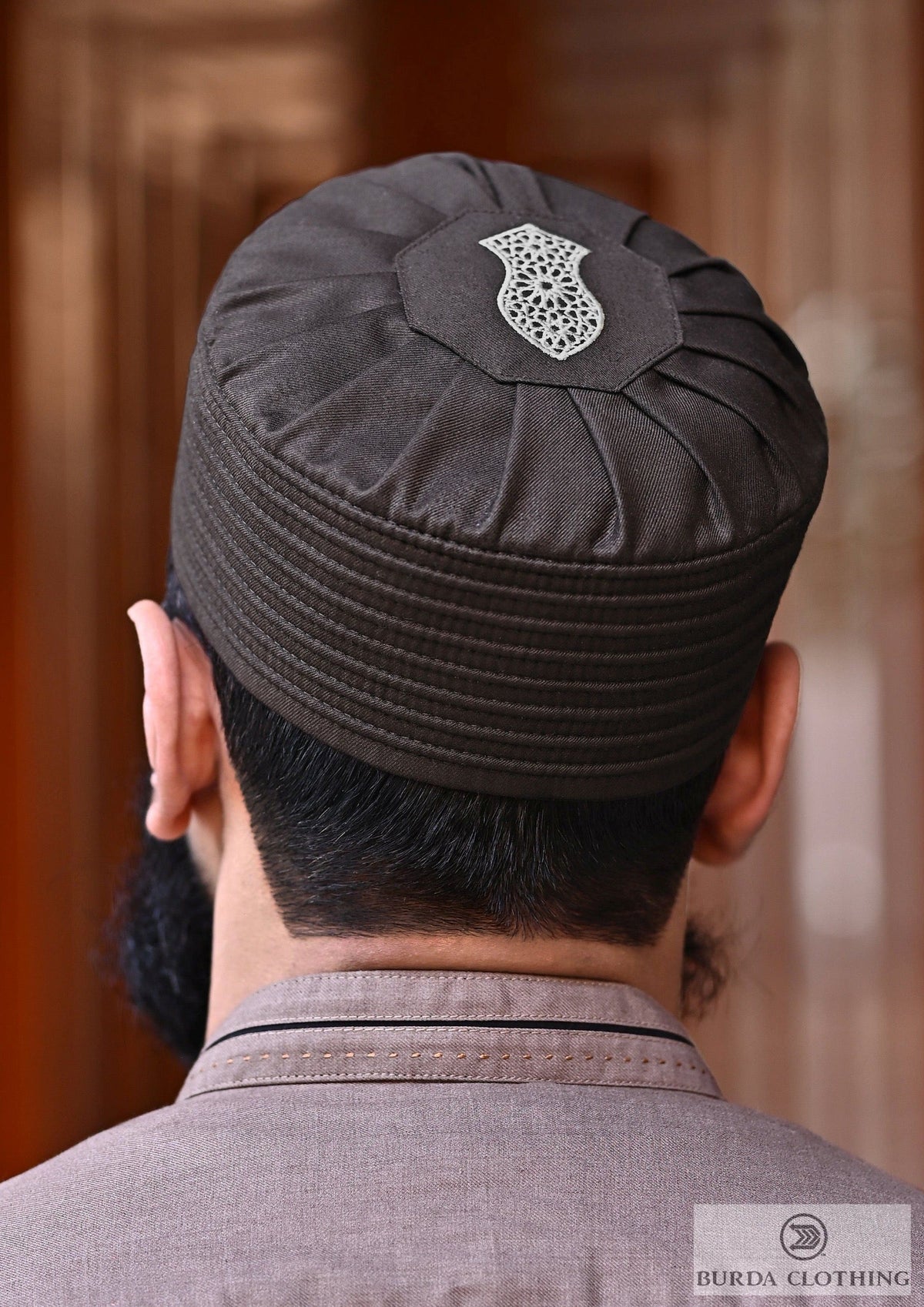 Sandal Pleated Kufi S008