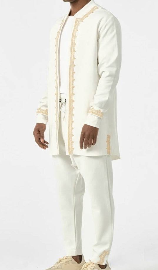 QABA’IL Etniz Set Menara in Cream and Gold