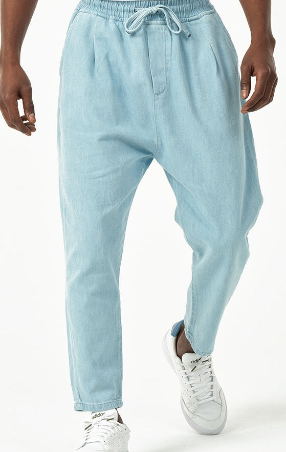  QL Relaxed Jeans Urban Classik in Washed Blue - QABA'IL,