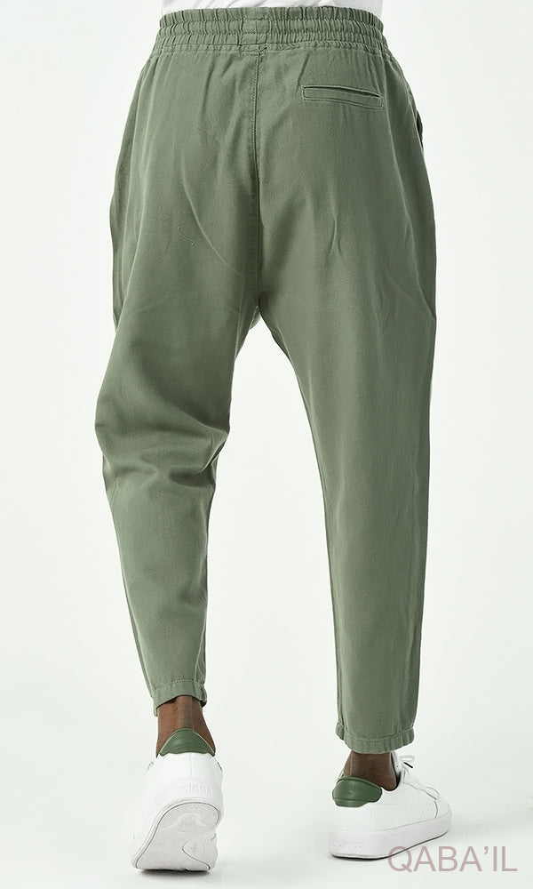 QL Relaxed Chinos Urban Classik in Almond Green
