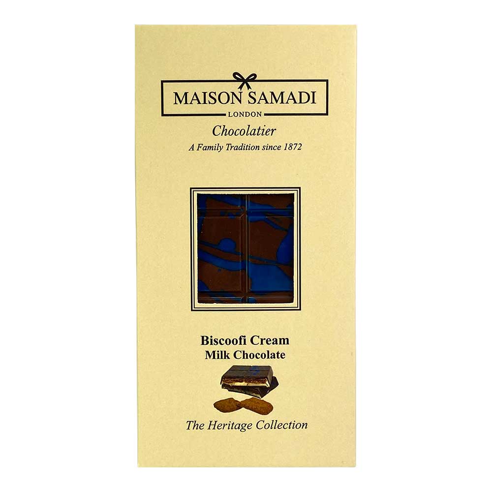  Biscoofi Cream Dubai Viral Milk Chocolate Bar, 165 g - MAISON SAMADI - London,