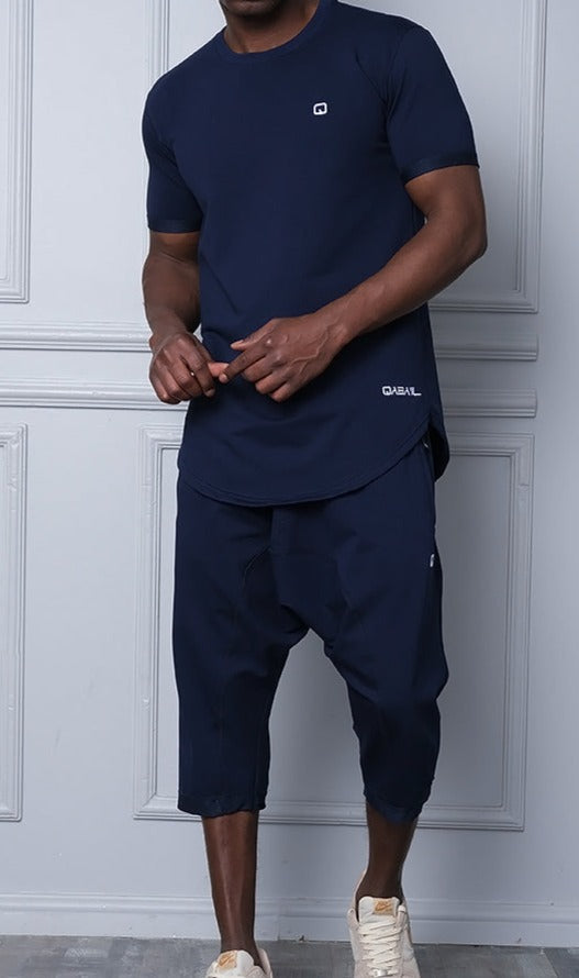  QL Relaxed Fit Nautik Set in Navy Blue - QABA'IL,