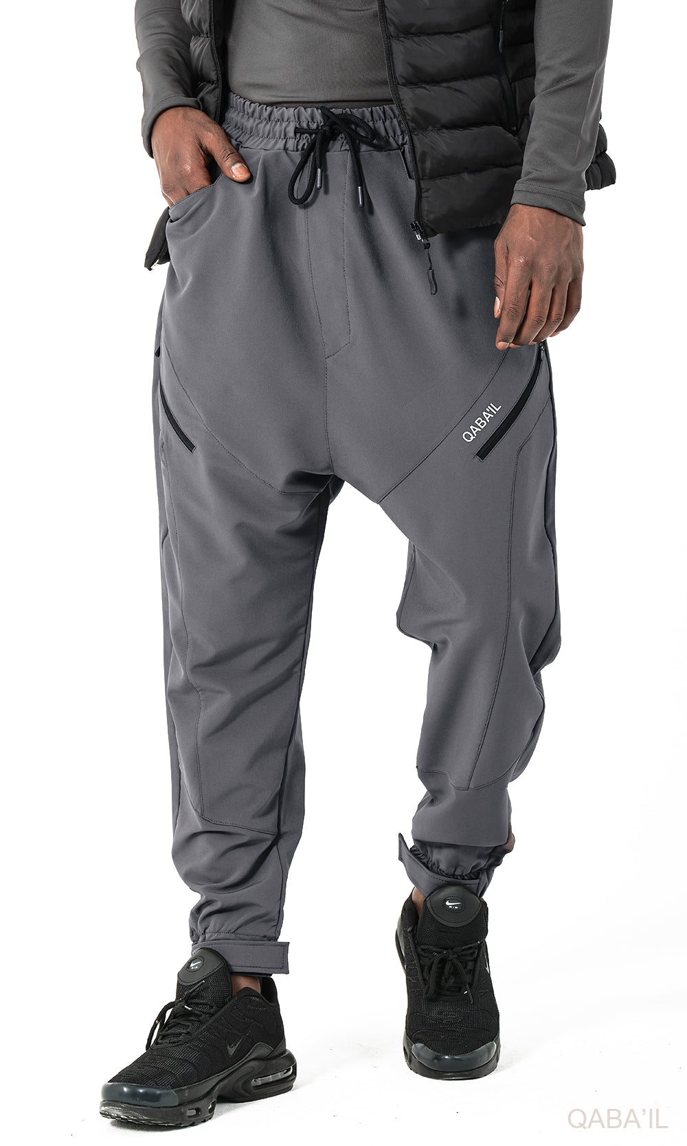 QL Teknik Sarouel Pants in Dark Grey