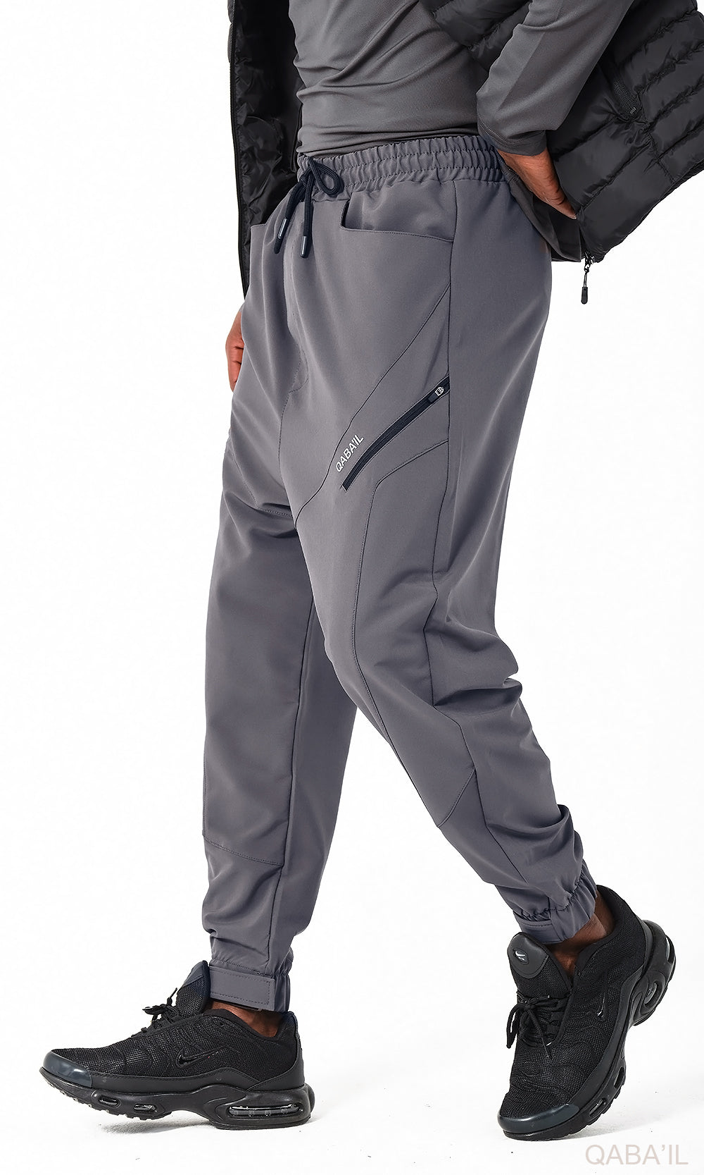 QL Teknik Sarouel Pants in Dark Grey