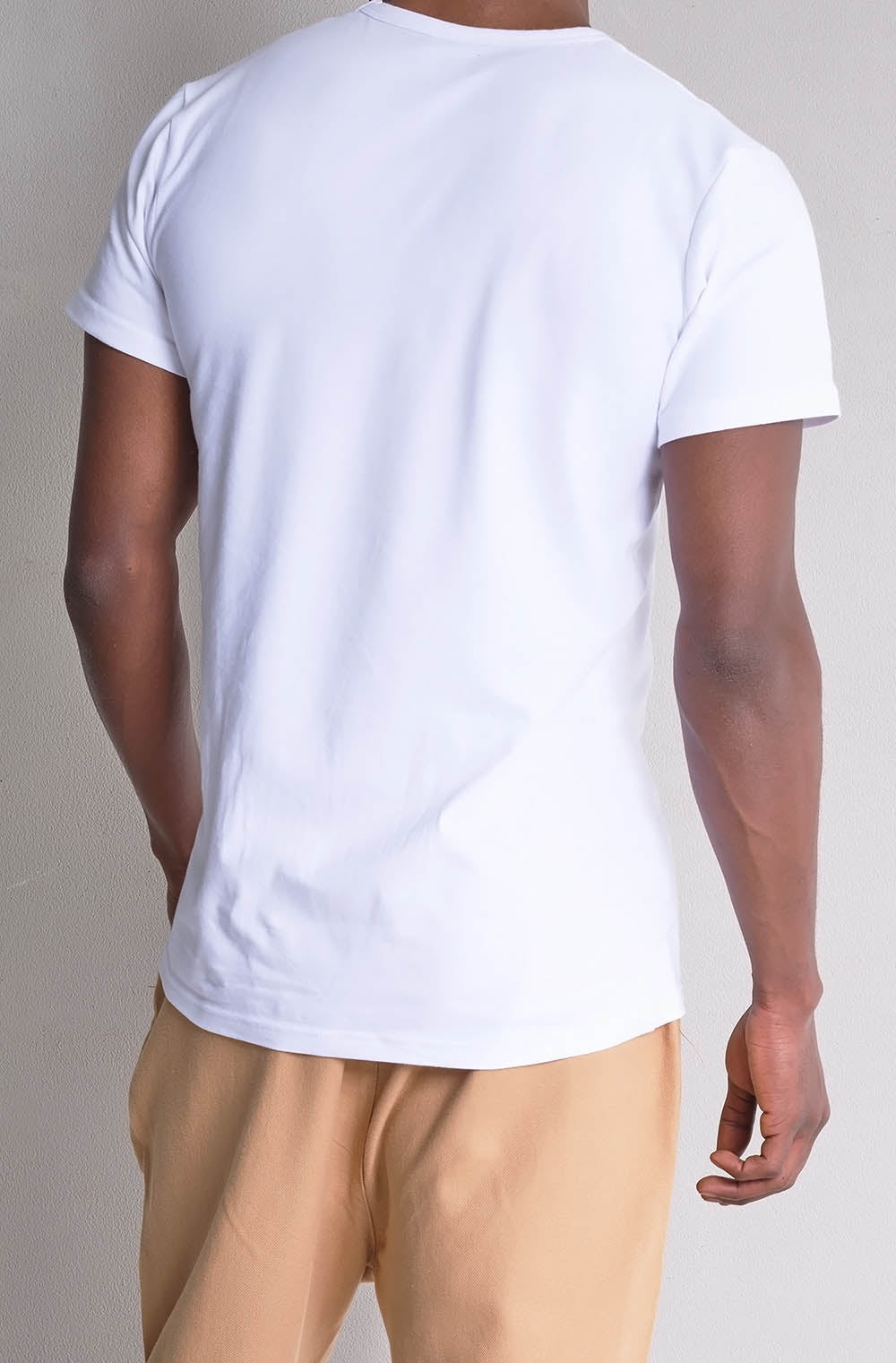  QL BAZ Longline T-Shirt White Pack (Pack of 2) - QABA'IL,