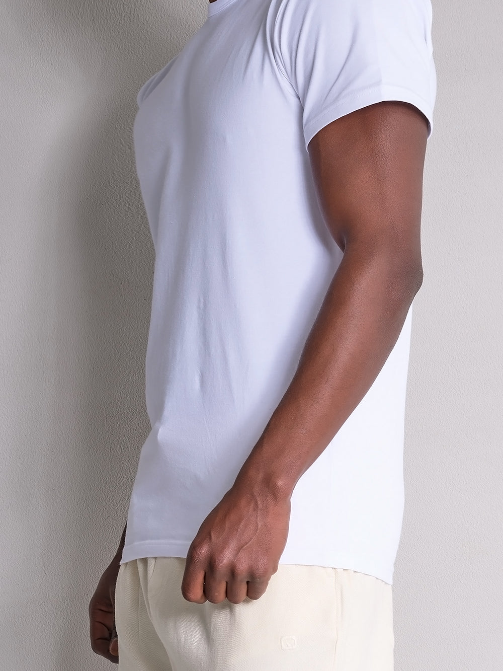  QL BAZ Longline T-Shirt White Pack (Pack of 2) - QABA'IL,