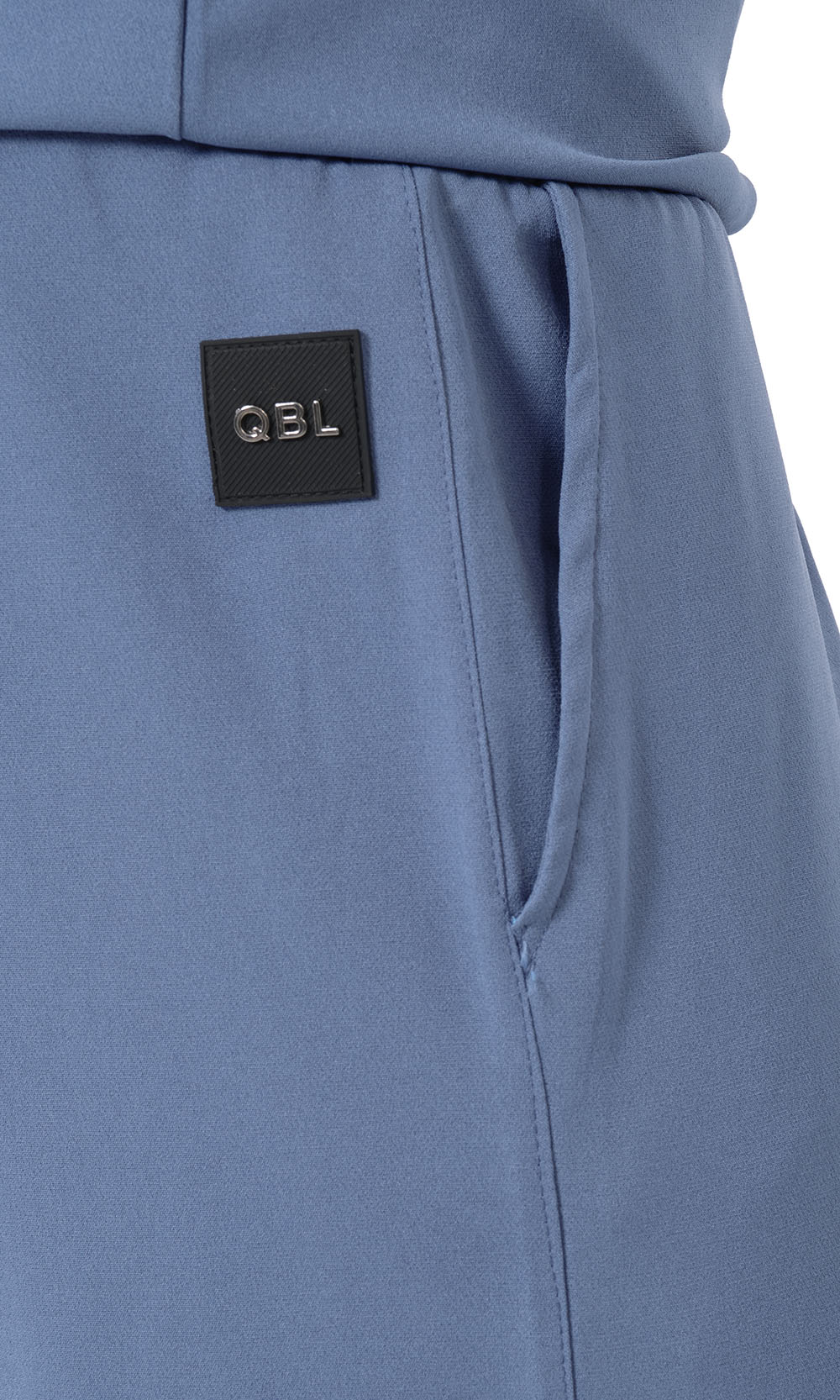 QTE2001 Short Qamis Set Silent in Indigo
