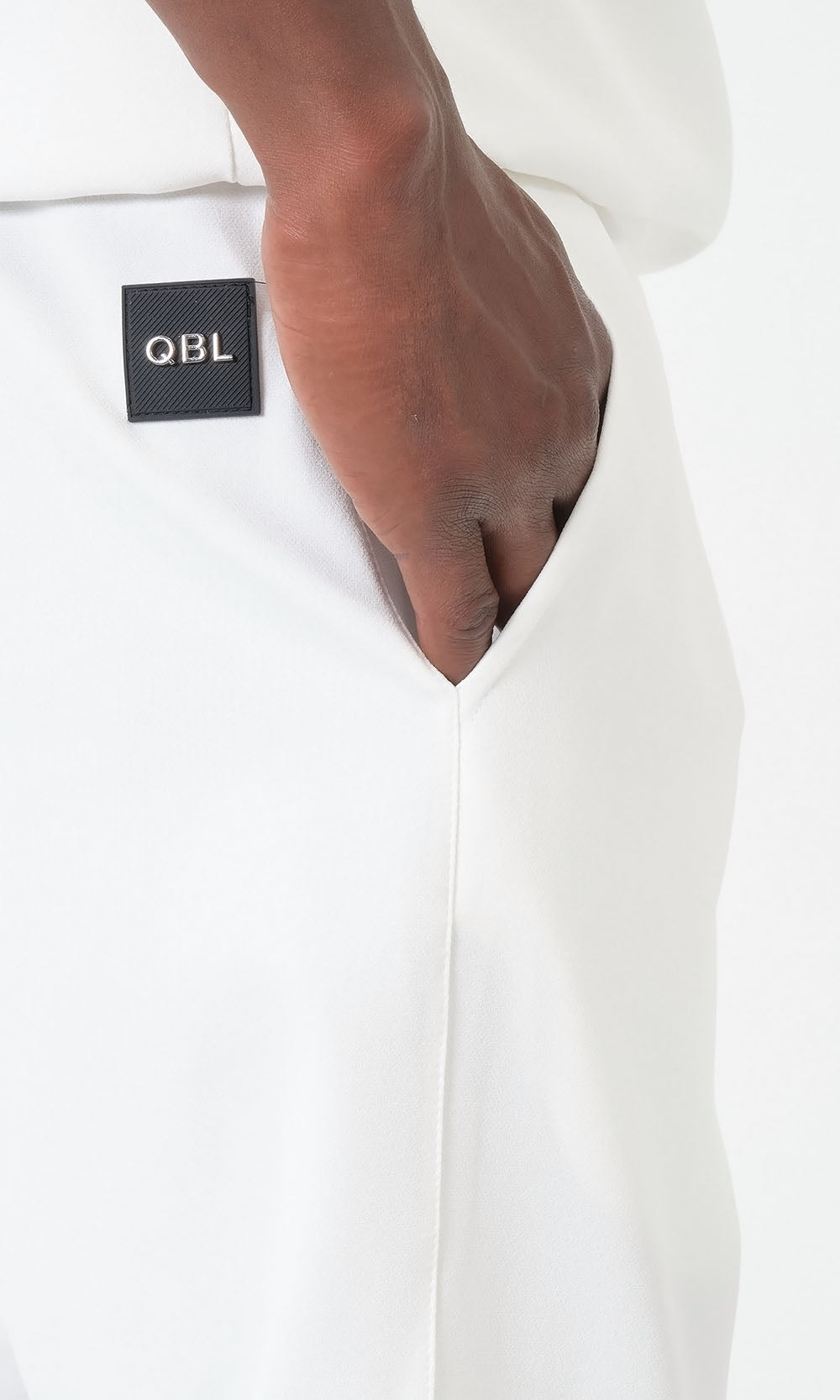 QTE2001 Short Qamis Set Silent in Cream