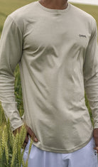  QL Lightweight Long Sleeves T-shirt 60T in Light Green - QABA'IL,