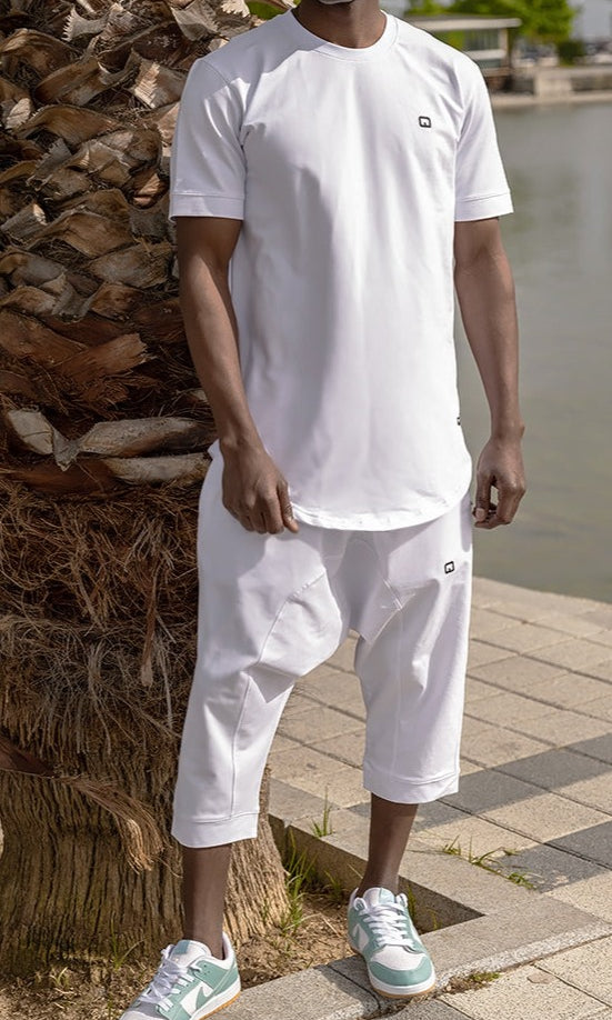  QL Relaxed Fit Nautik Set in White - QABA'IL,