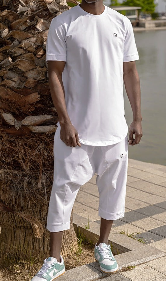  QL Relaxed Fit Nautik Set in White - QABA'IL,
