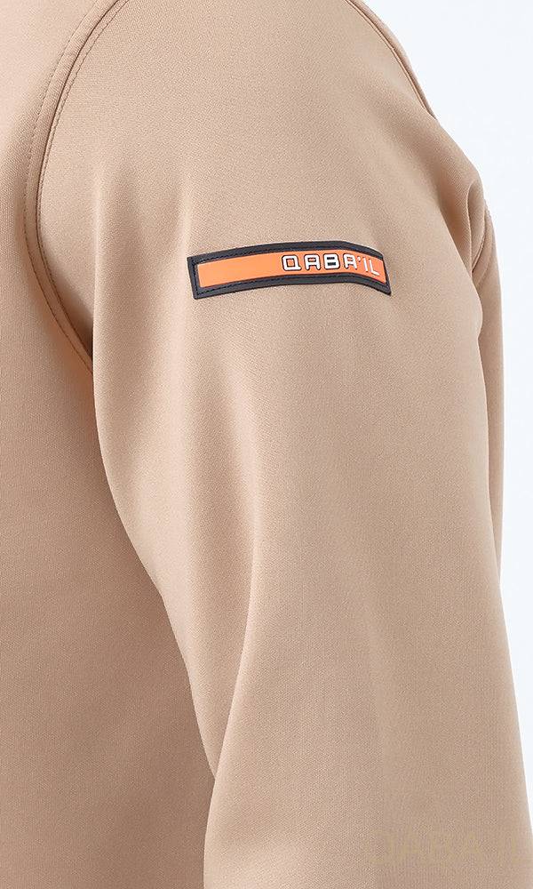 QL Futurx Relaxed Sweat and Ankle Jogger Set in Beige