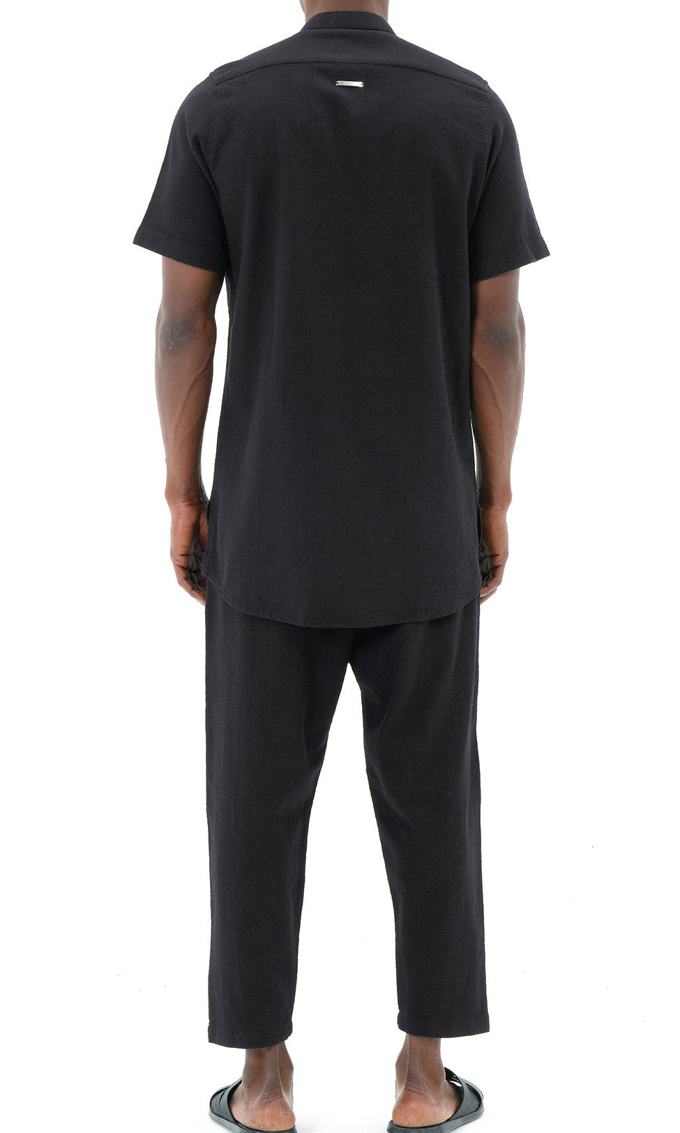  QL Classik Lin Coton in Black - QABA'IL,