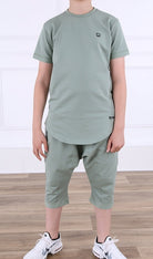  QL Nautik Set Boys in Almond Green - QABA'IL,