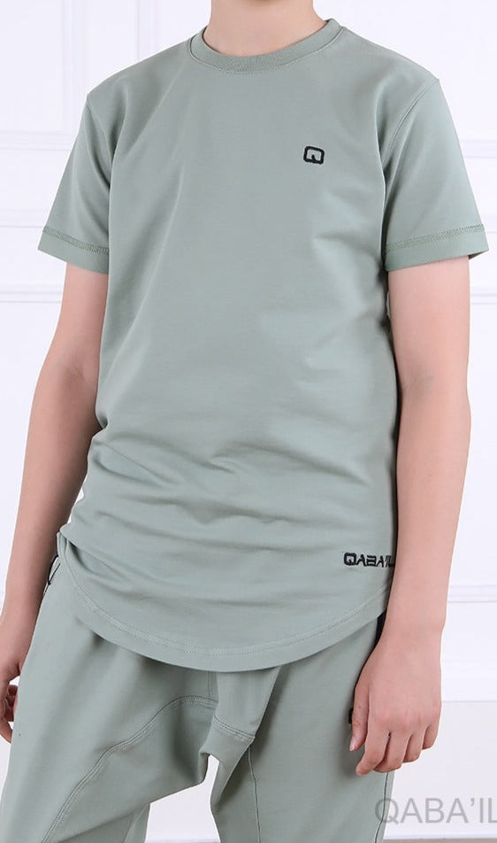  QL Nautik Set Boys in Almond Green - QABA'IL,