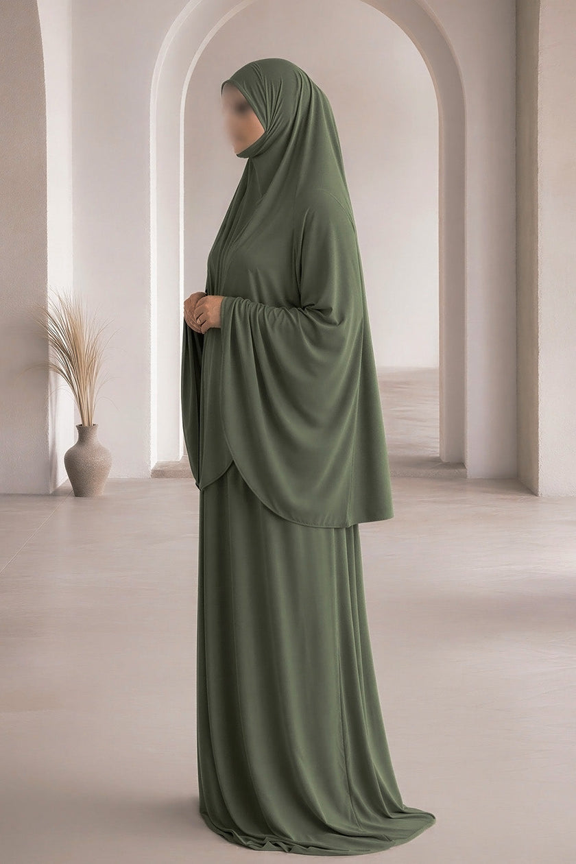 SUBLIME Jersey Prayer Set ES006 in Khaki