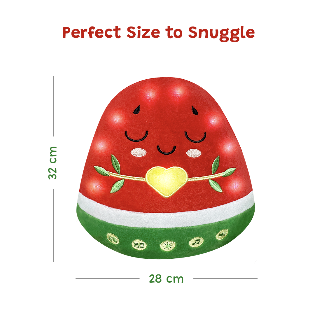 Nūr la Pastèque | UNE nouvelle peluche islamique interactive lumineuse, apprends des sourates, des duas et plus encore | Un magnifique cadeau de Ramadan et d’Aïd pour les proches