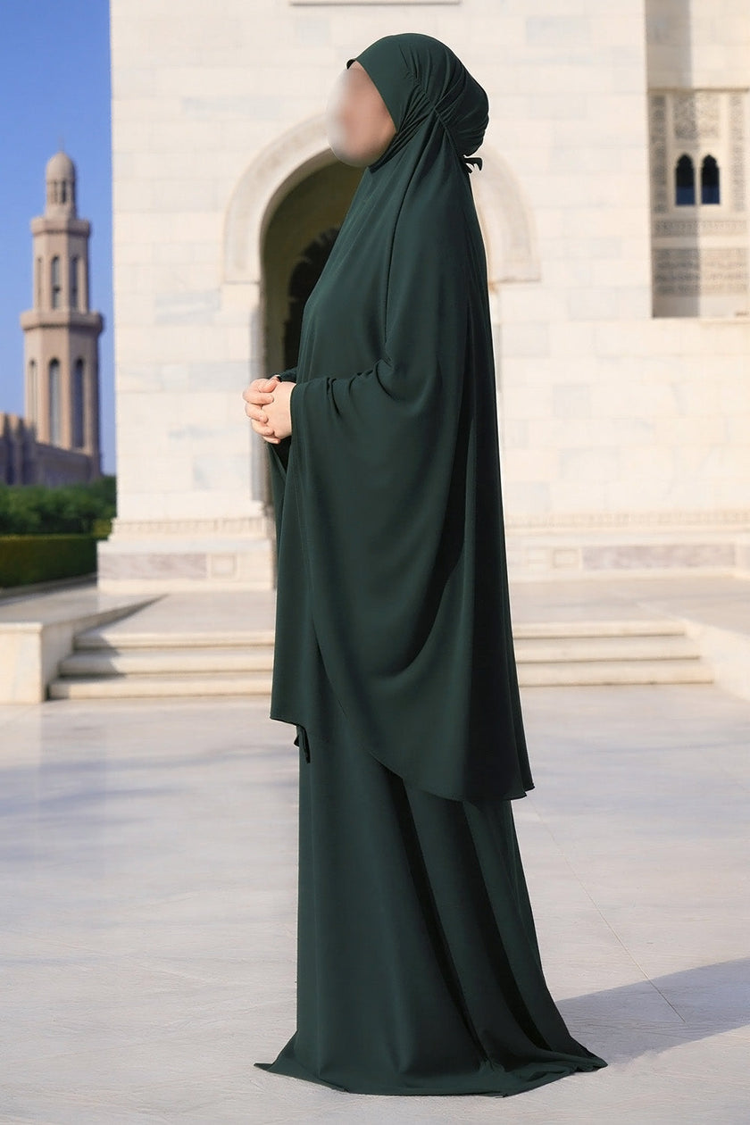SUBLIME Jersey Prayer set with carrying bag  ES007 in Dark Green