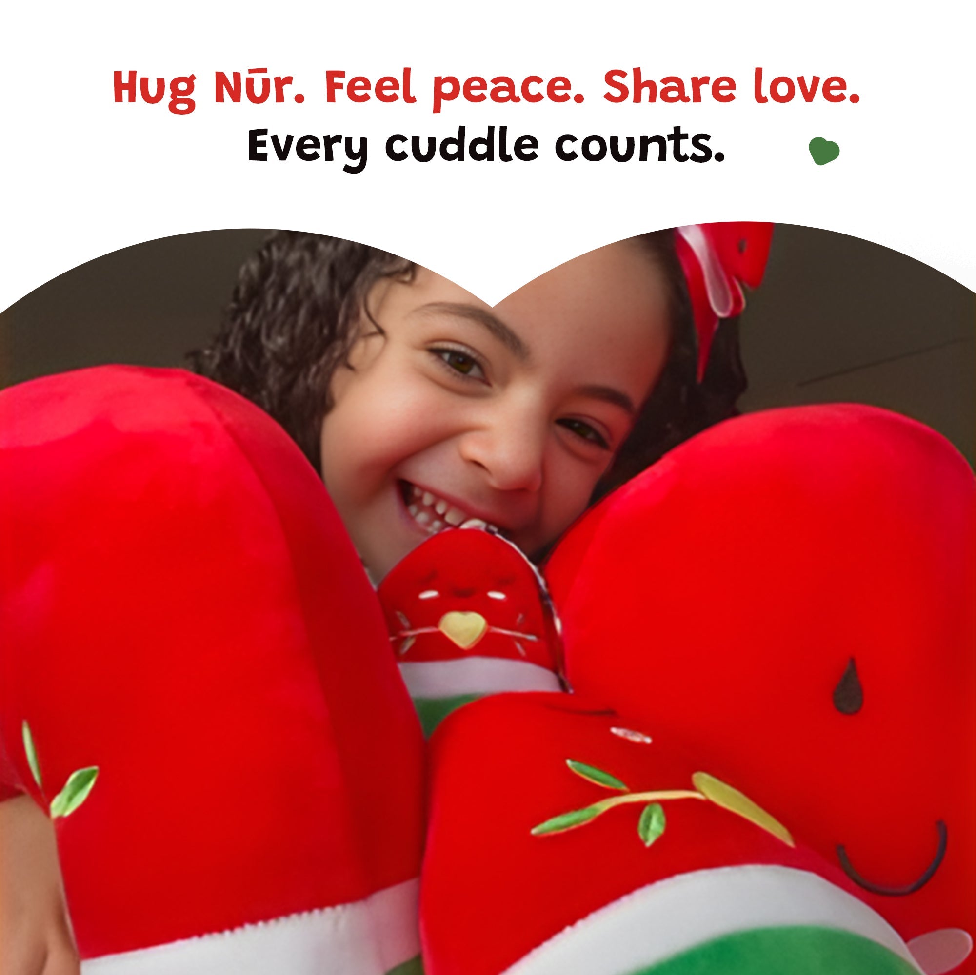 Watermelon Plushie - 40cm Soft Cuddly Pillow Adorable Fruit Plush Muslim Doll | A beautiful Ramadan and Eid gift for loved ones