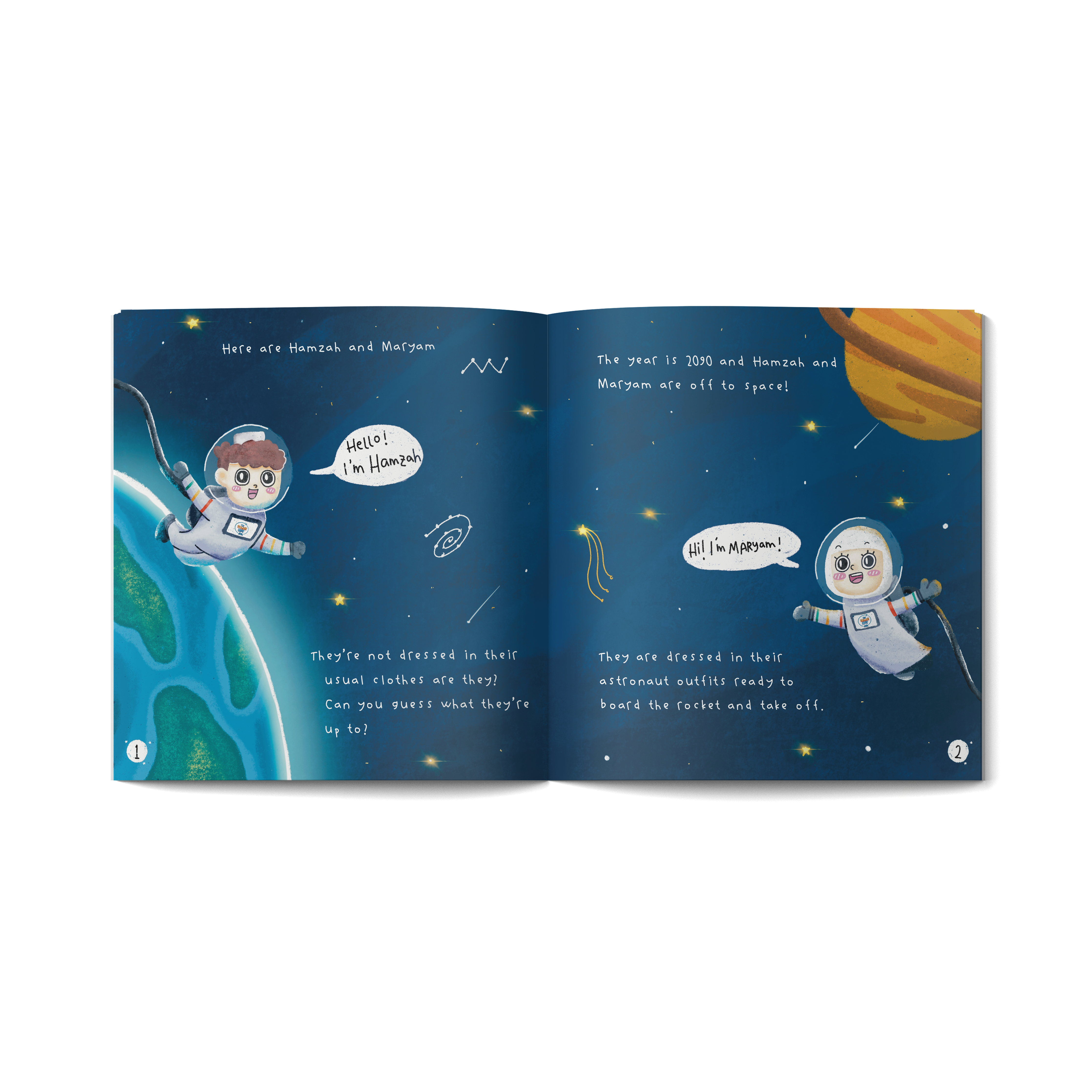 Ramadan dans l’Espace | Livre islamique pour enfants de 2 à 6 ans | Un magnifique cadeau de Ramadan et d’Aïd pour vos proches
