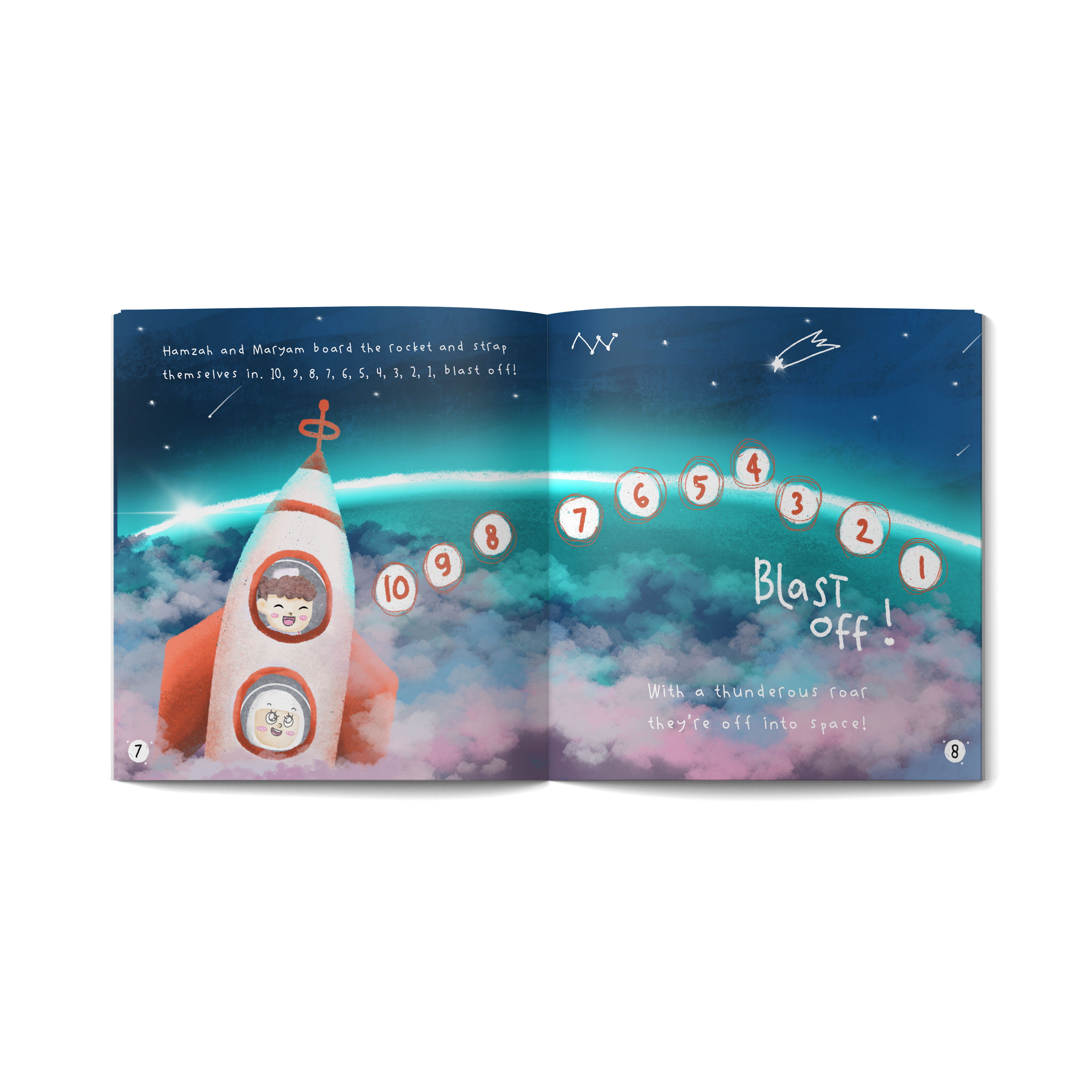 Ramadan dans l’Espace | Livre islamique pour enfants de 2 à 6 ans | Un magnifique cadeau de Ramadan et d’Aïd pour vos proches