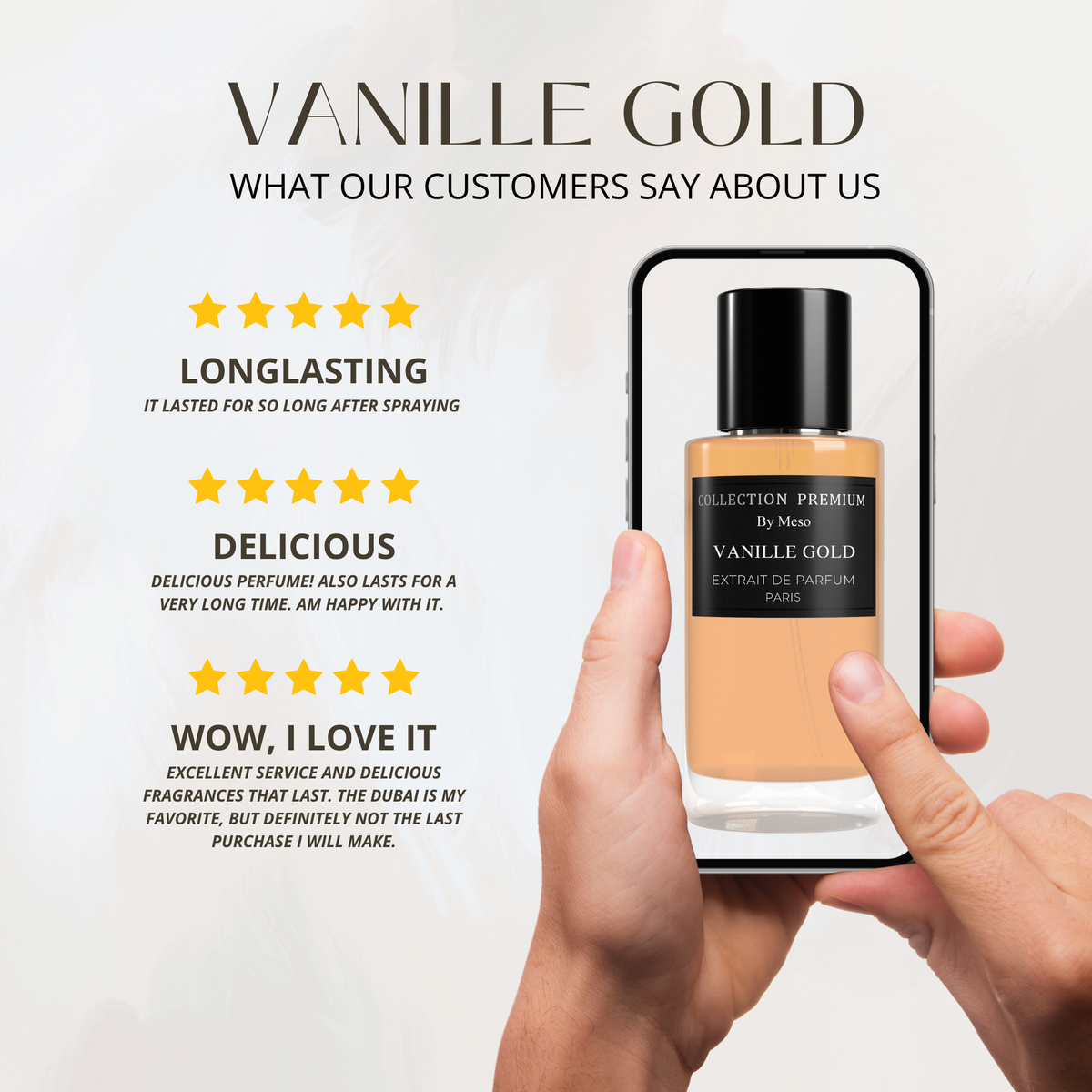 Inspired by Vanilla Royale - VANILLE GOLD