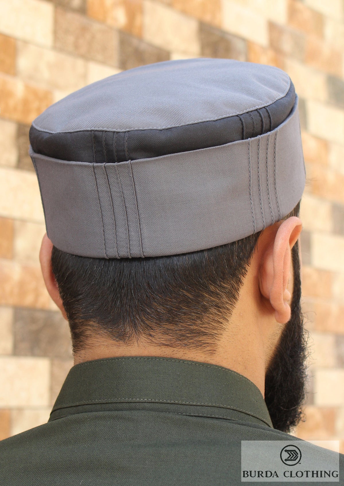 Folded Kufi Two Tone