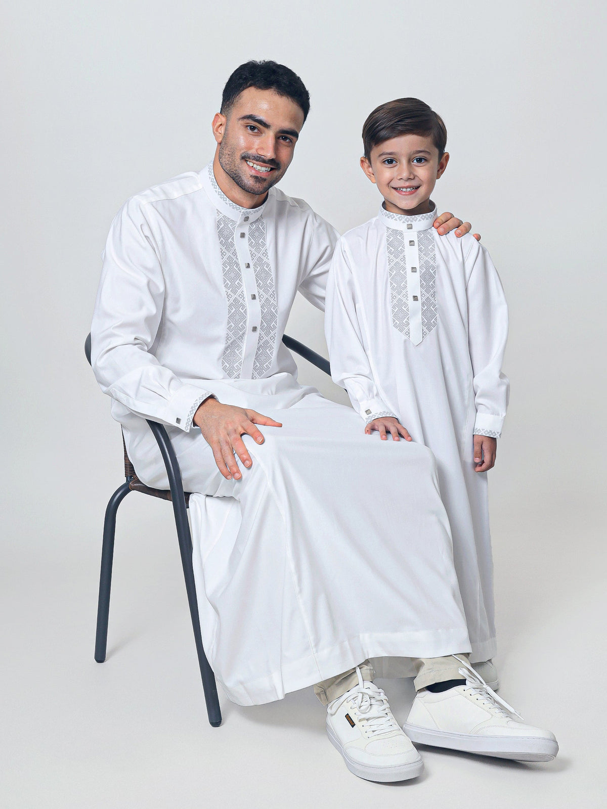 Kids Thobe 313 White