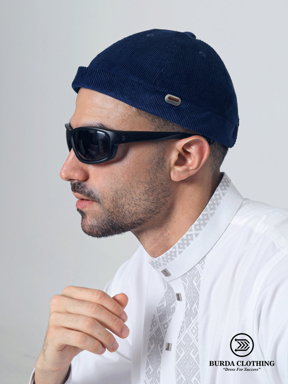Corduroy Brimless Hat