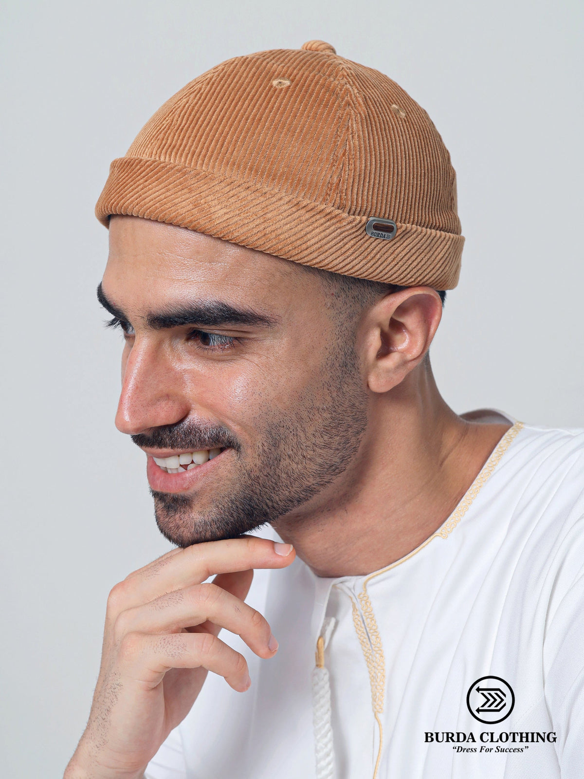 Corduroy Brimless Hat