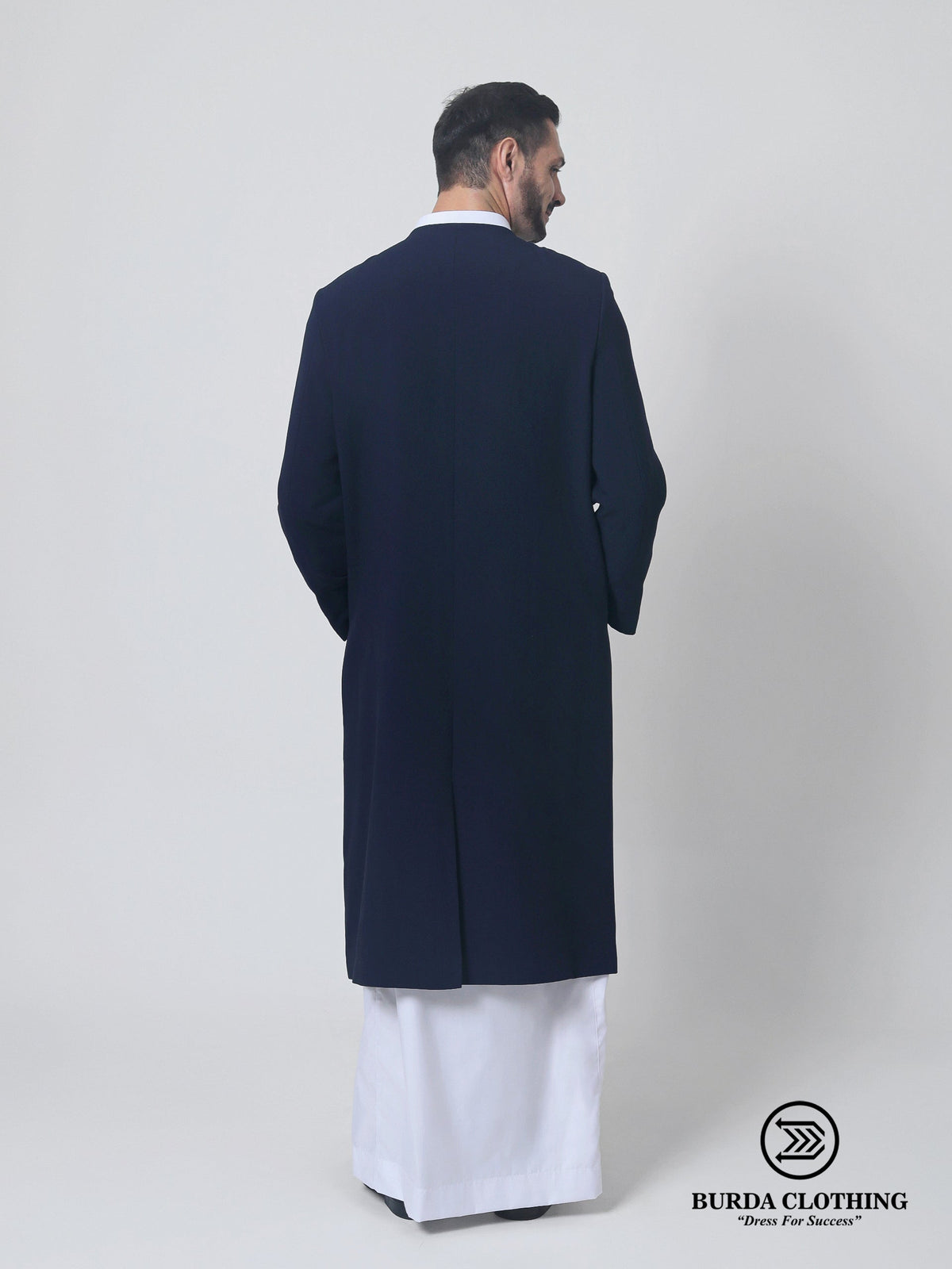Navy Blue Overcoat