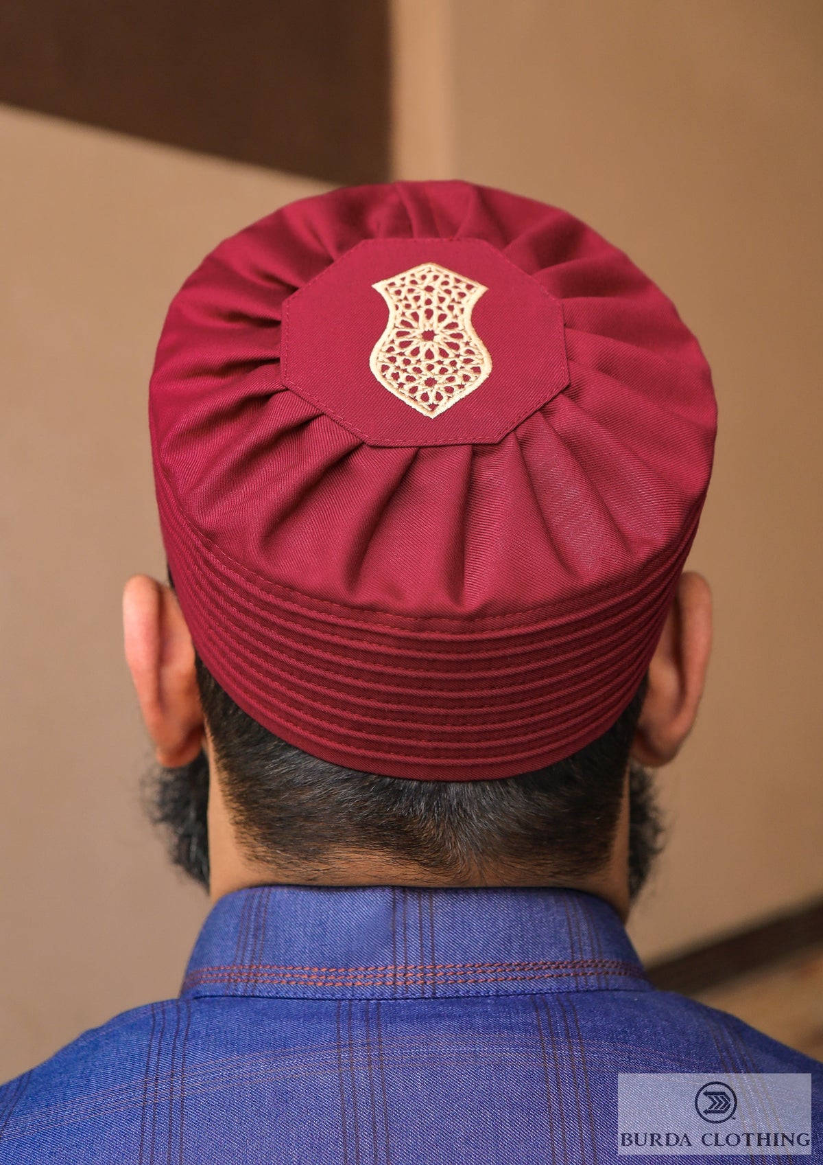 Sandal Pleated Kufi S008