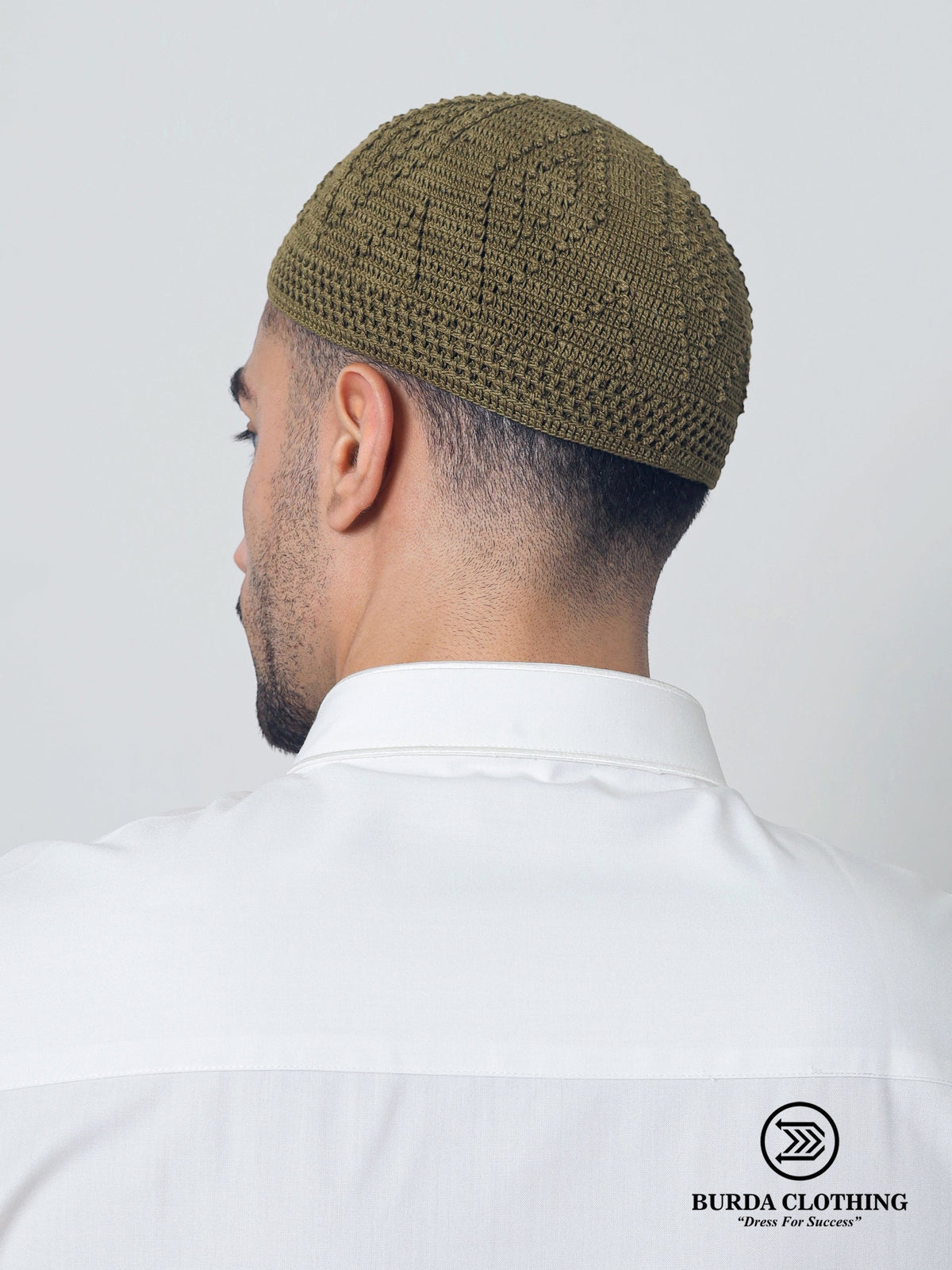 Skull Knit Cotton Kufi