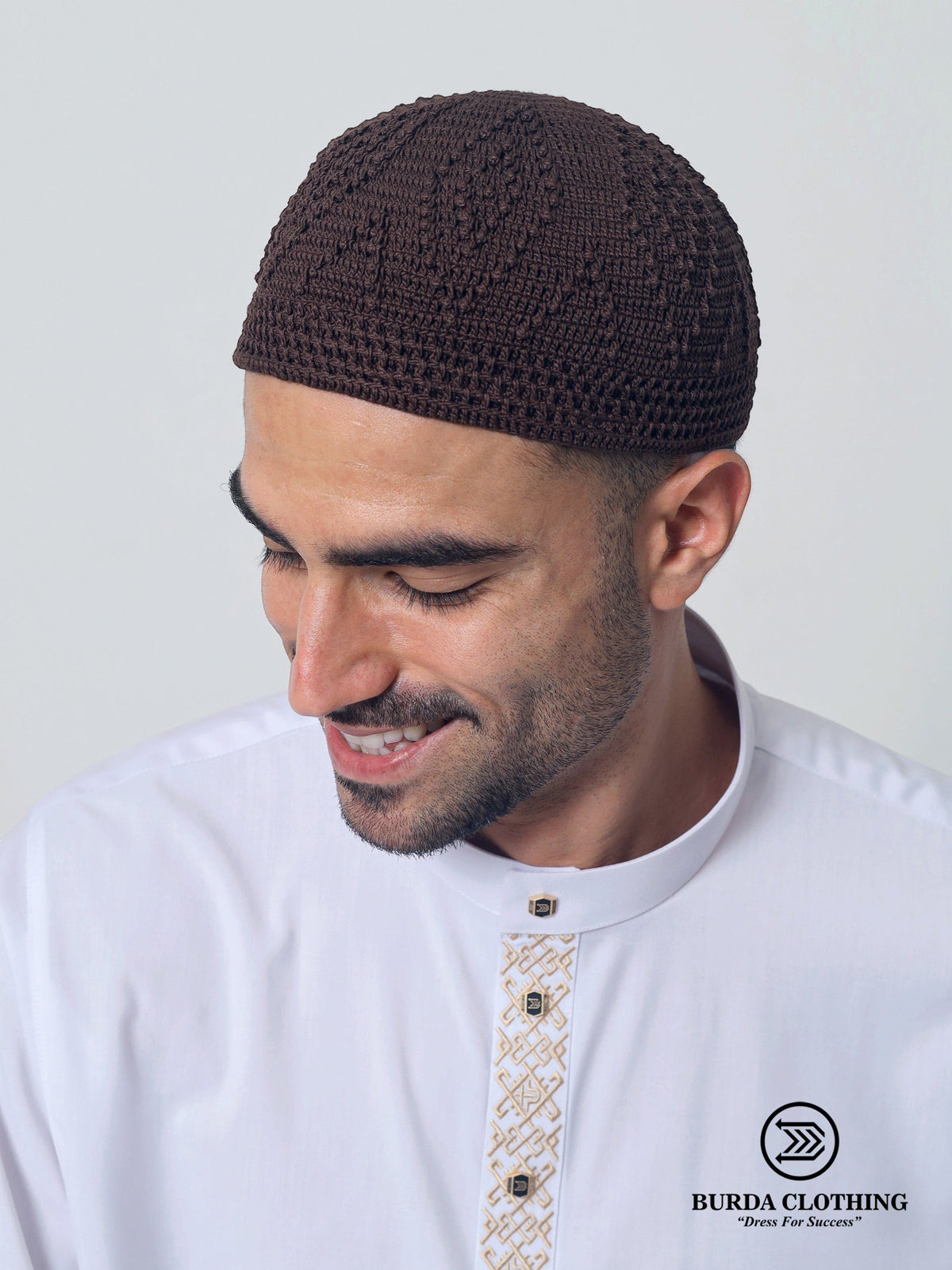Skull Knit Cotton Kufi