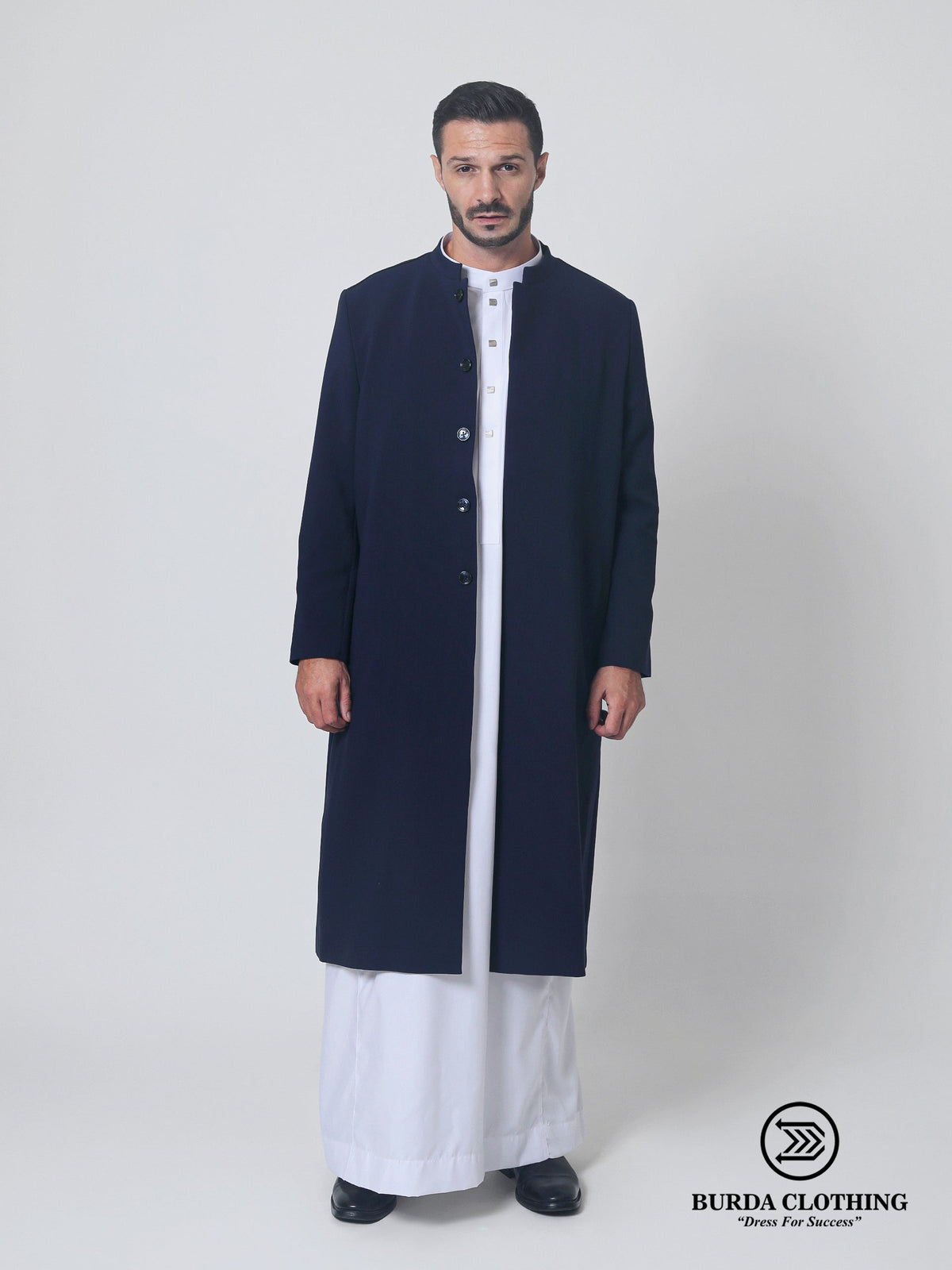Stealth Navy Blue Overcoat