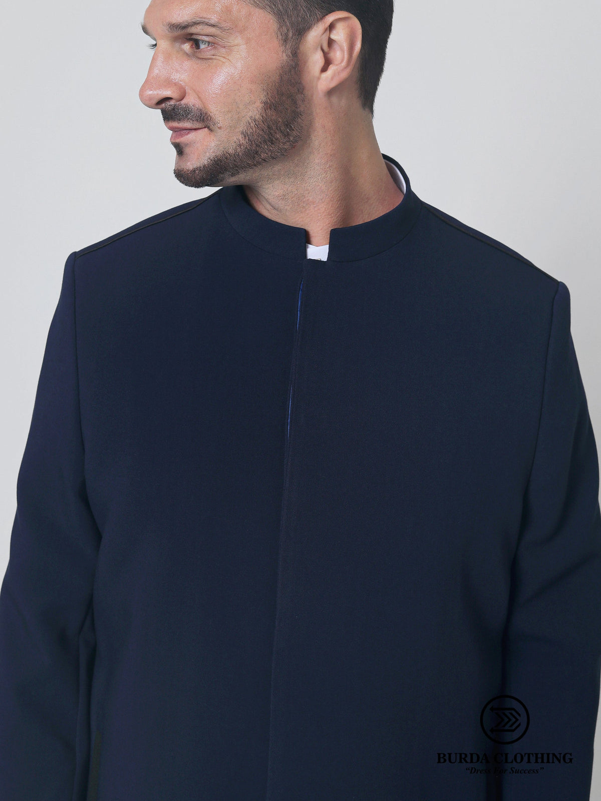 Stealth Navy Blue Overcoat