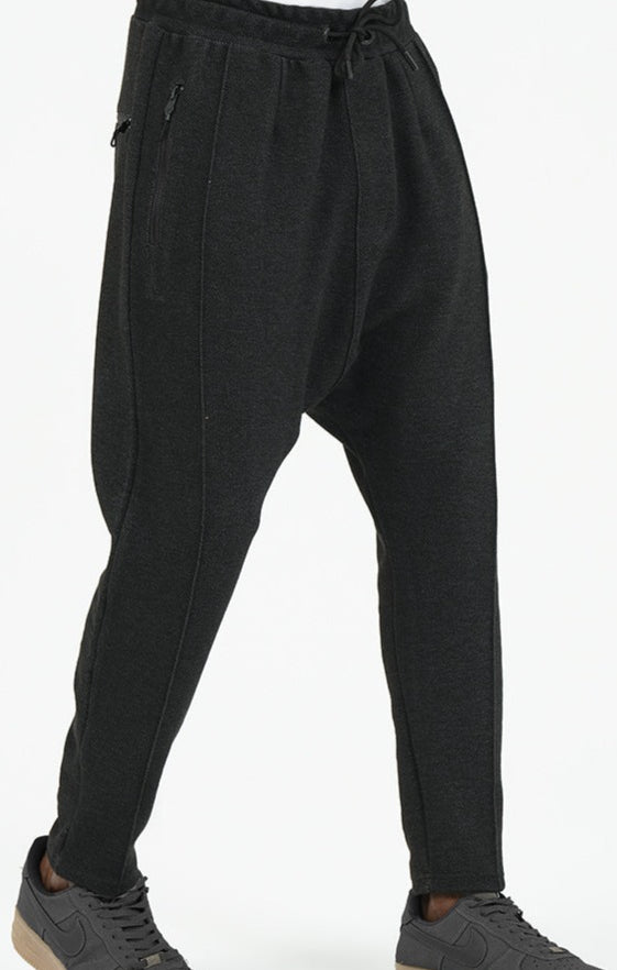 QL Relaxed Trousers City in Black - QABA'IL,