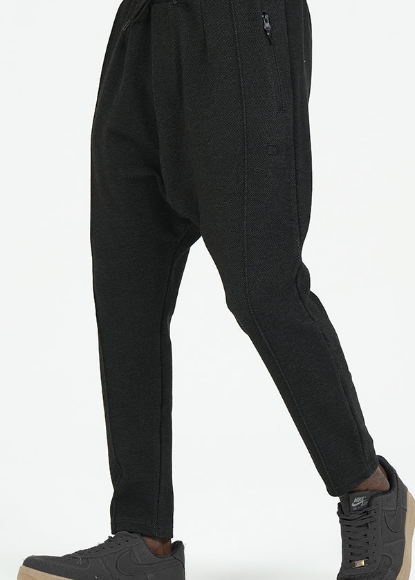  QL Relaxed Trousers City in Black - QABA'IL,