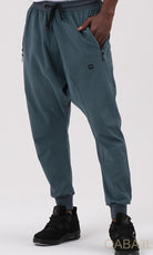 QL Onyx UP Relaxed Joggers in Almond Green - MOOMENN