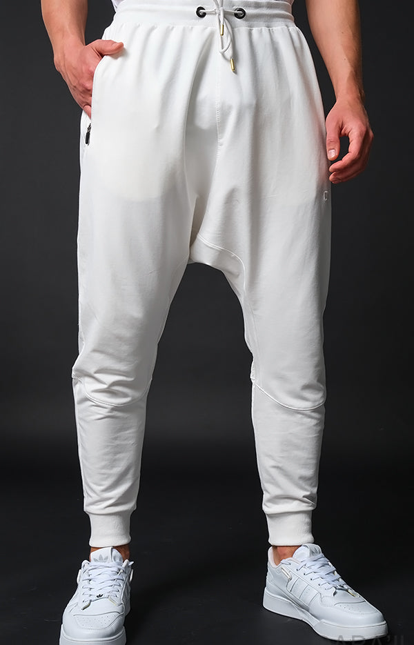  QL Relaxed Jersey Joggers ATHLETIK in Cream - QABA'IL,