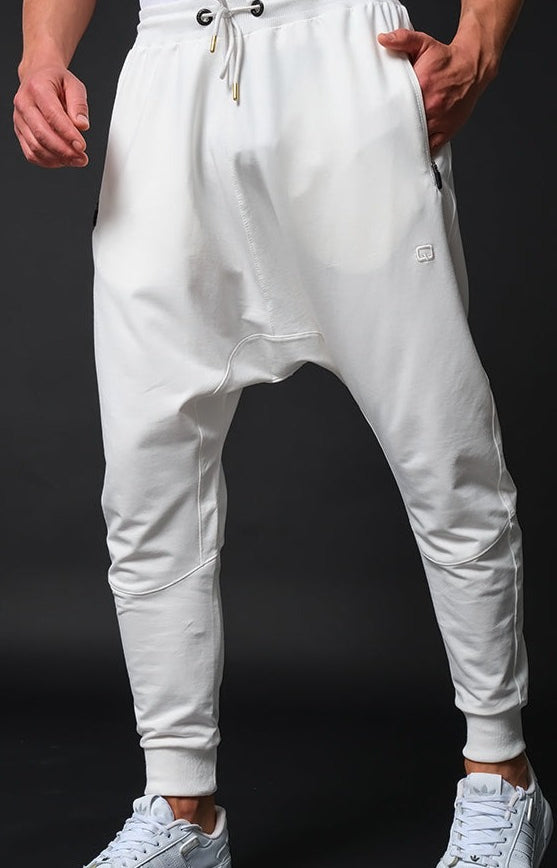  QL Relaxed Jersey Joggers ATHLETIK in Cream - QABA'IL,