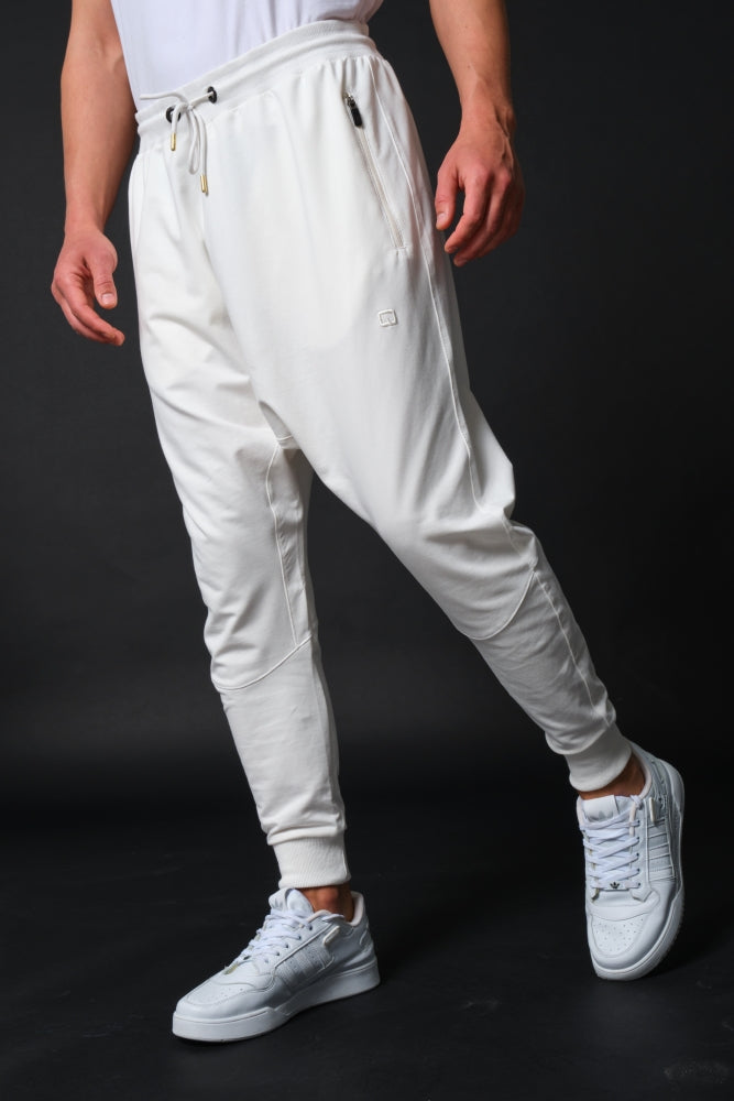  QL Relaxed Jersey Joggers ATHLETIK in Cream - QABA'IL,