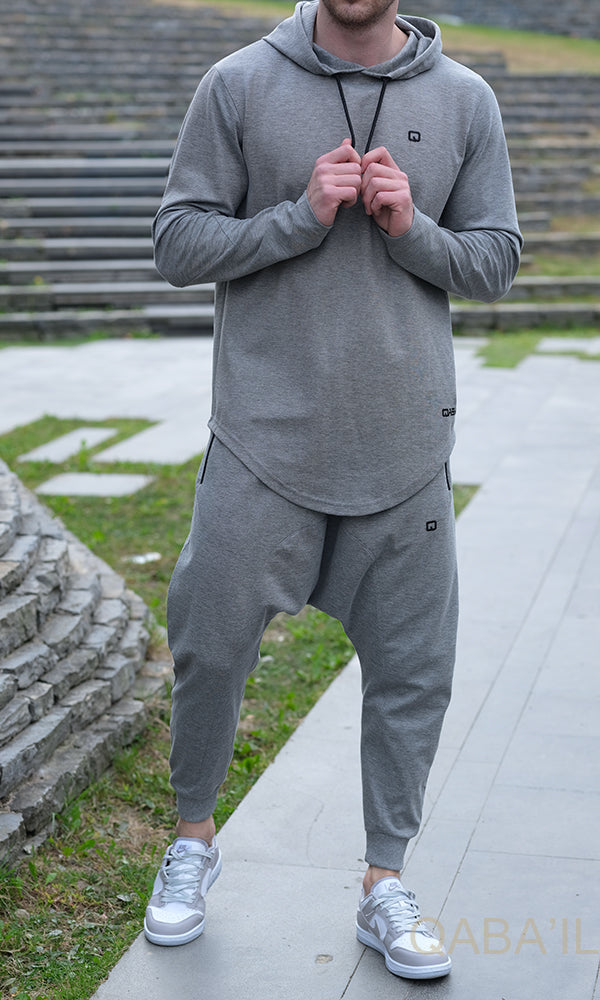 Sarouel homme jogging onix - Gris clair - Qabail